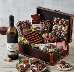 Basket 1: Chocolate & Wine Lovers Delight: